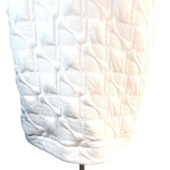 2/$30 ZARA M-L Quilted White Vest Large Size - Picture 13 of 14